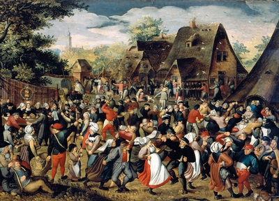 Fête champêtre_  Bruegel, Pieter le Jeune 1564–1638 - Autun, Musée Rolin