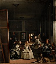Miroir dans l'ART-Les Ménines-Velasquez-Wikimedia