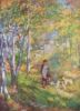 Jeune_homme_Forêt_ Pierre-Auguste-Renoir_1886_Jules le Cœur et ses chiens dans la forêt de Fontainebleau