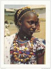Jeune-fille-Peul_Cote Ivoire-Delcampe