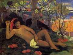 Tahiti_Gauguin_Te Arii Vahine_La femme aux mangues_1896_musée Pouchkine