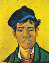 Miroir-jeune paysan à casquette-Van Gogh