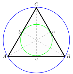 Triangle equilateral et cercles_wikimedia commons