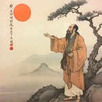Philosophe zen_https://www.fabulartz.fr/products/philosophe-sous-le-soleil-levant-tableau-japonais